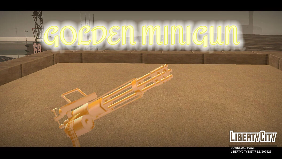 Golden Minigun / GTA San Andreas (iOS, Android)