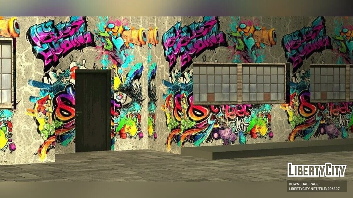 Neue Texturen der verlassenen Garage in Doherty / GTA San Andreas (iOS, Android)