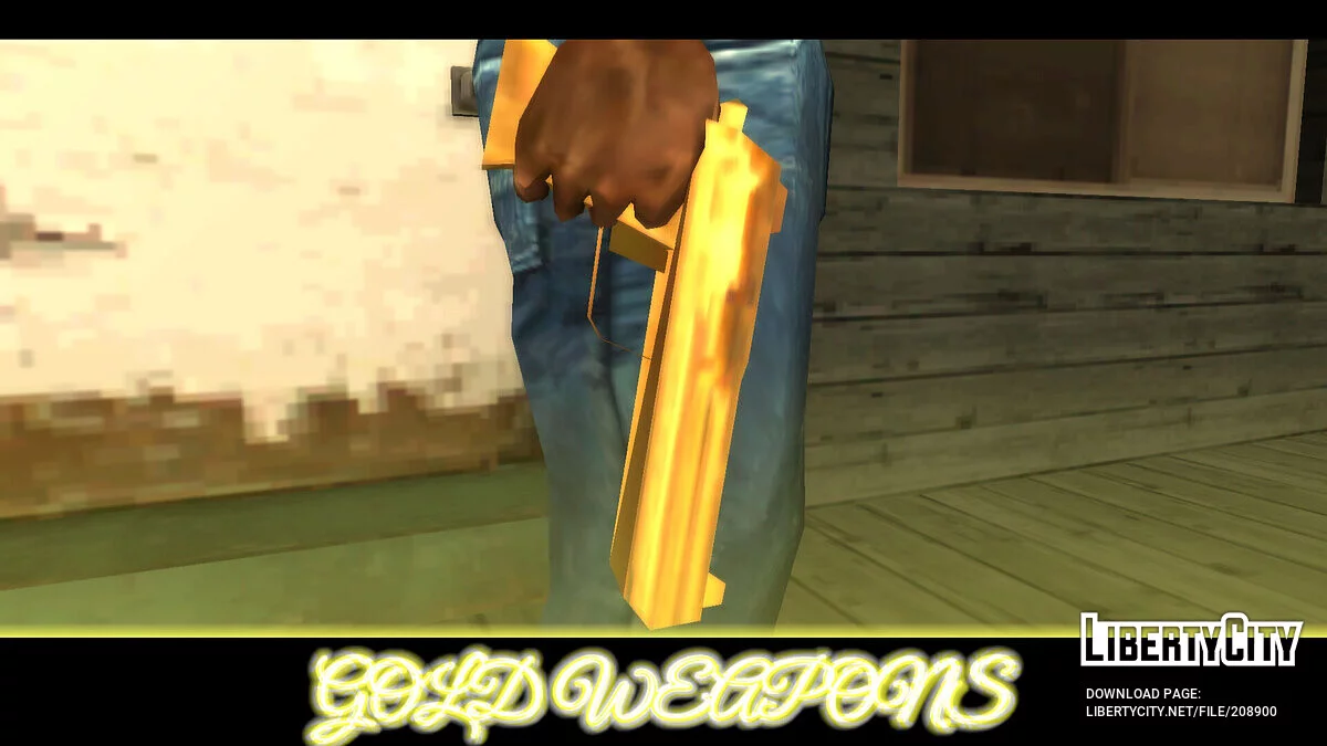 Gold Weapons Pack / GTA San Andreas (iOS, Android)