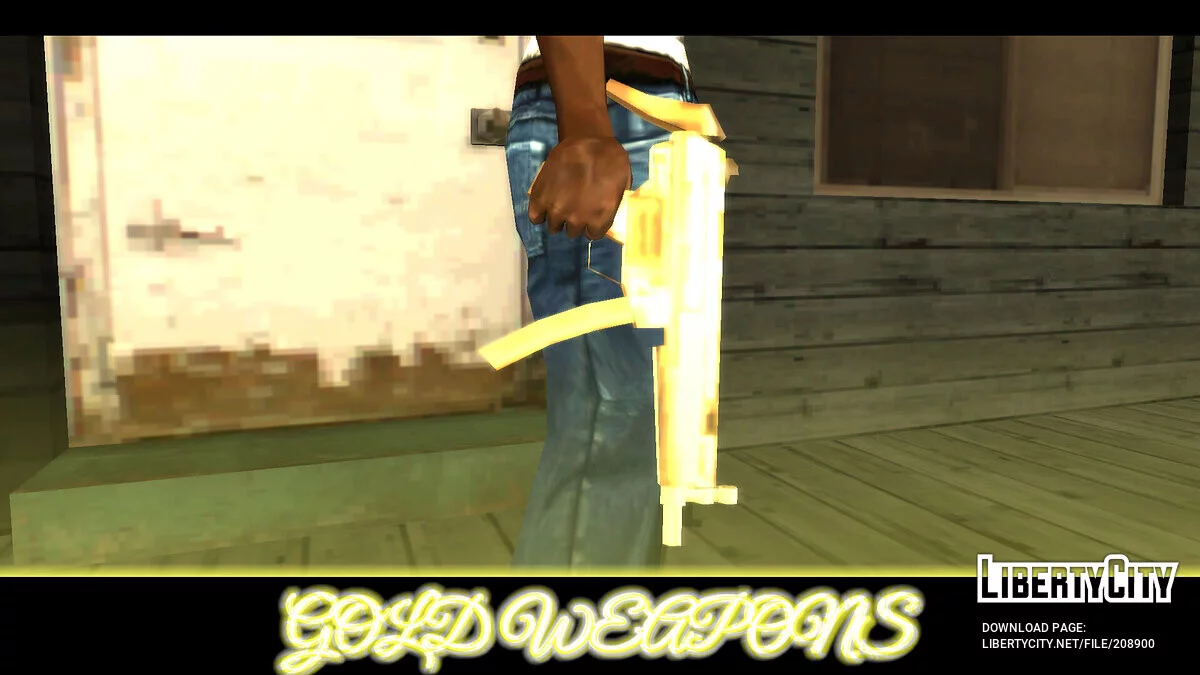 Gold Weapons Pack / GTA San Andreas (iOS, Android)