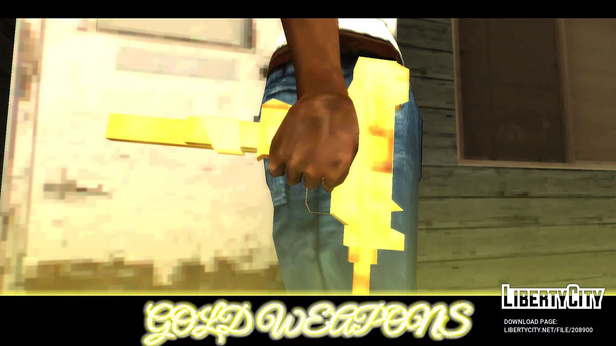 Gold Weapons Pack / GTA San Andreas (iOS, Android)