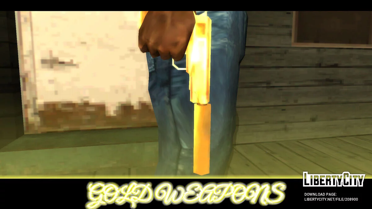 Gold Weapons Pack / GTA San Andreas (iOS, Android)