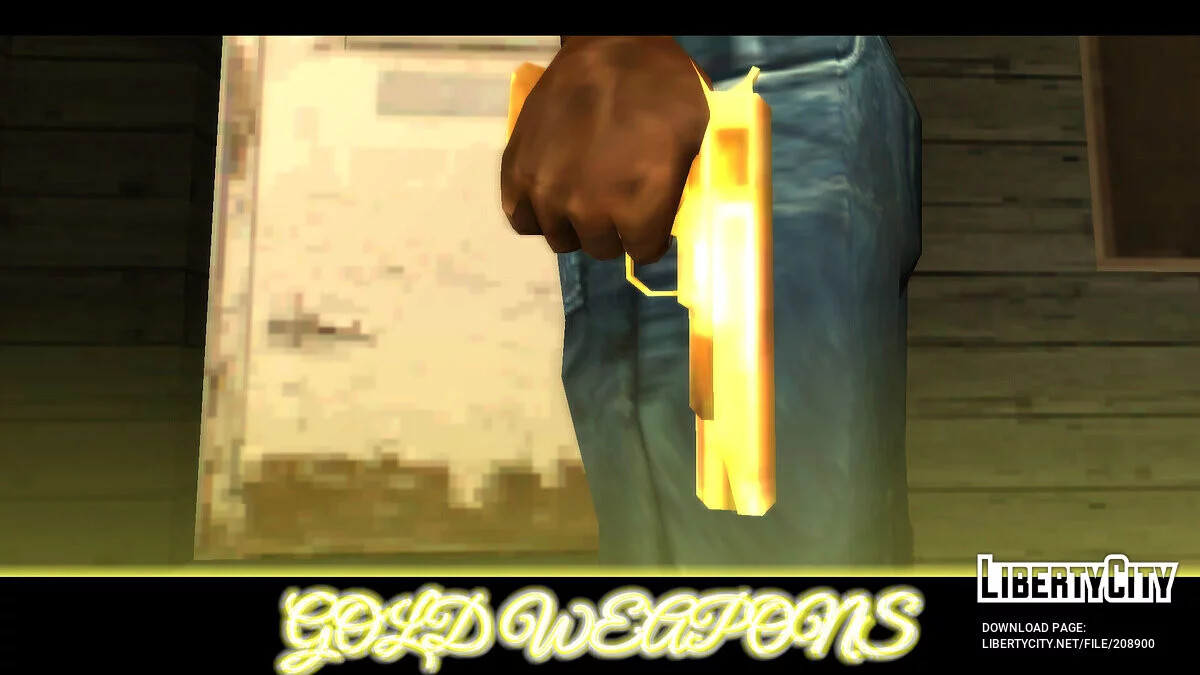 Gold Weapons Pack / GTA San Andreas (iOS, Android)