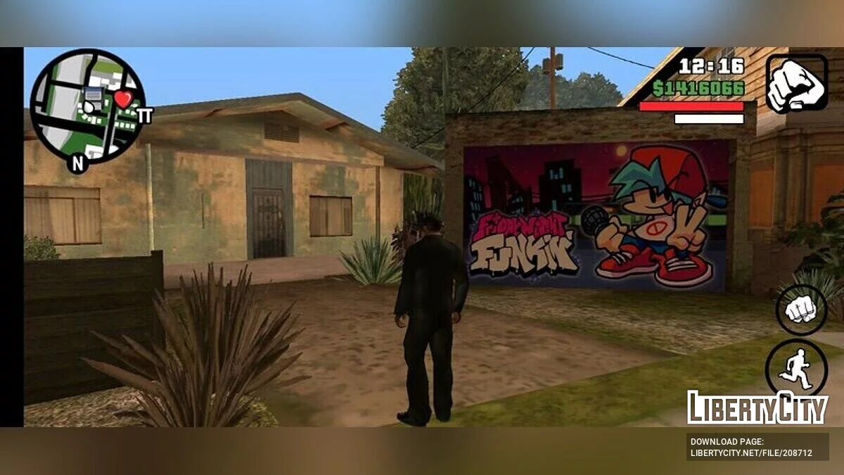 جرافيتي جديدة على المرآب / GTA سان أندرياس (iOS، أندرويد)