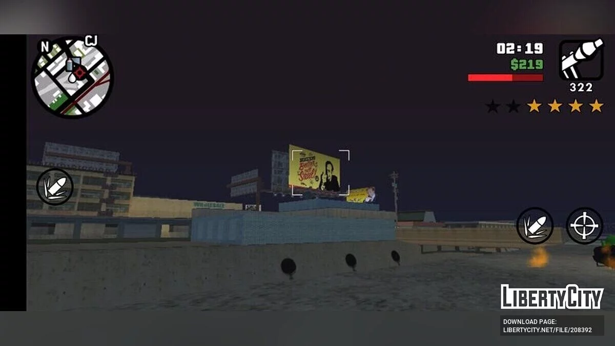 Оновлені рекламні щити Better Call Saul / GTA San Andreas (iOS, Android)