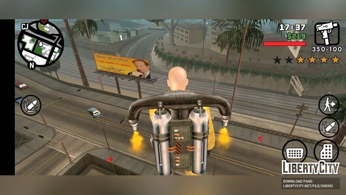 Оновлені рекламні щити Better Call Saul / GTA San Andreas (iOS, Android)