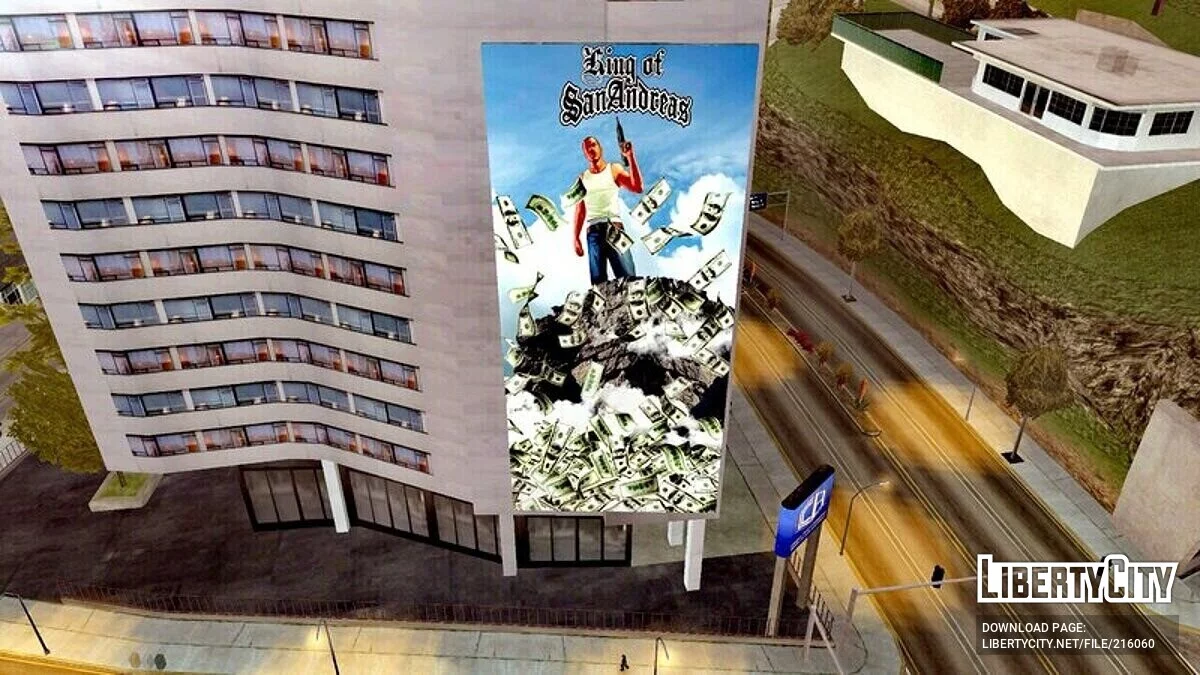 “King of San Andreas” mural / GTA San Andreas (iOS, Android)