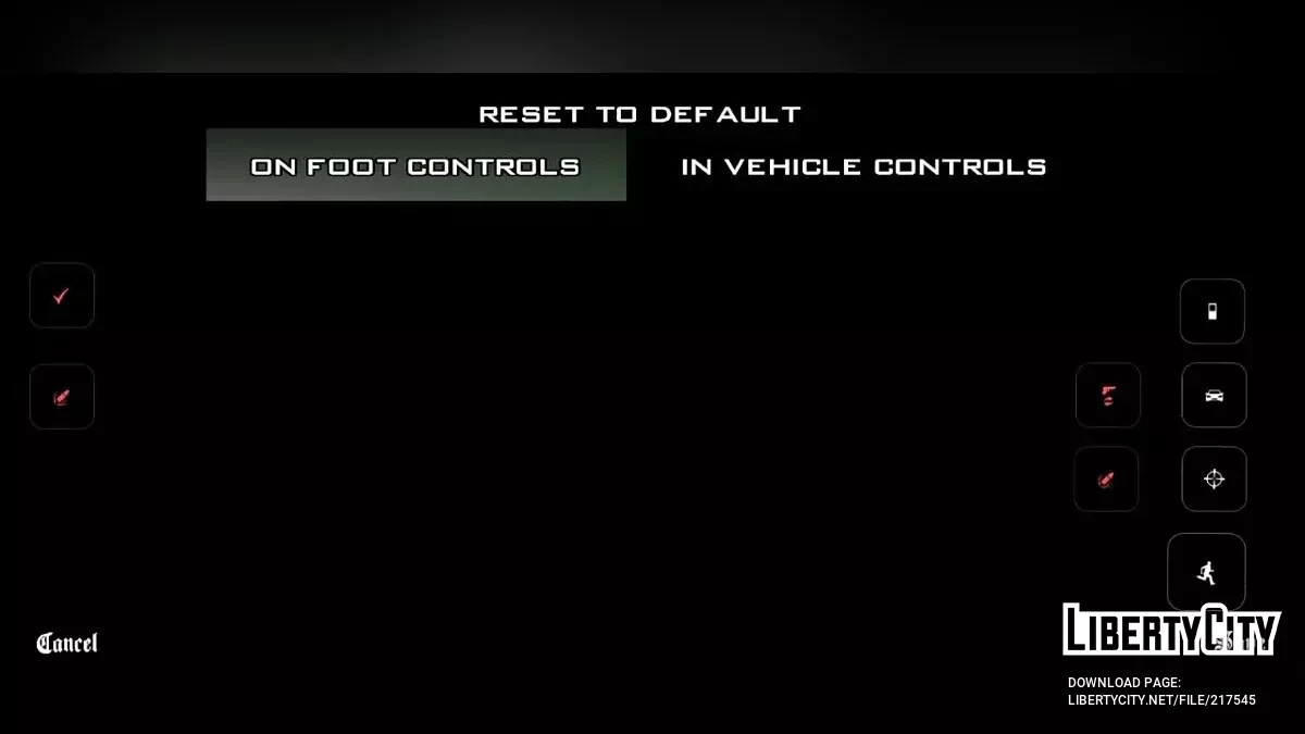 تعديل القائمة الداكنة / GTA سان أندرياس (iOS، أندرويد)