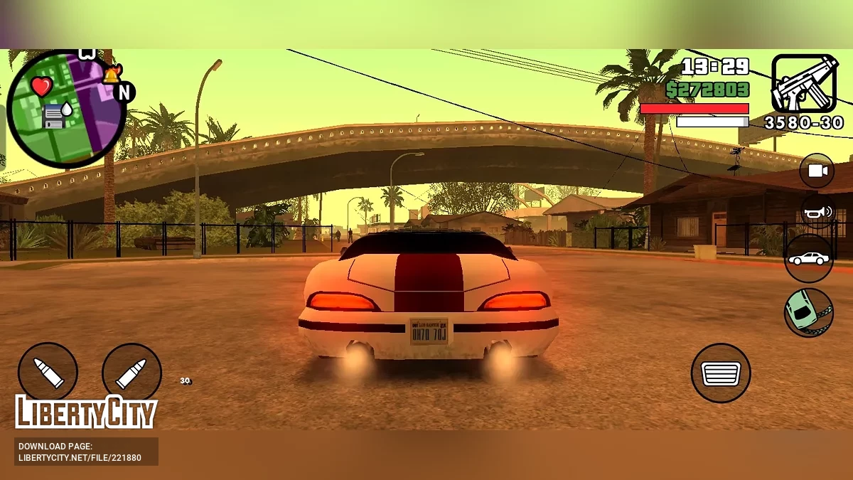 Headlights and Taillights from the Definitive Edition / GTA San Andreas (iOS, Android)