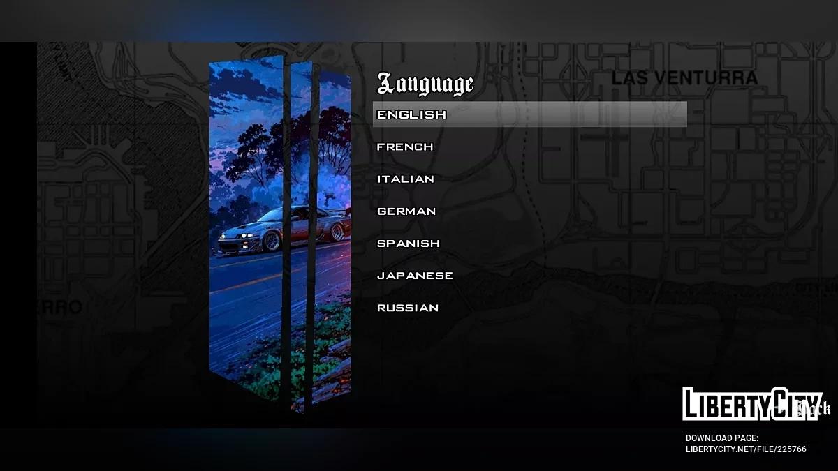 Menu & Loadscreen Sport Cars / GTA San Andreas (iOS, Android)