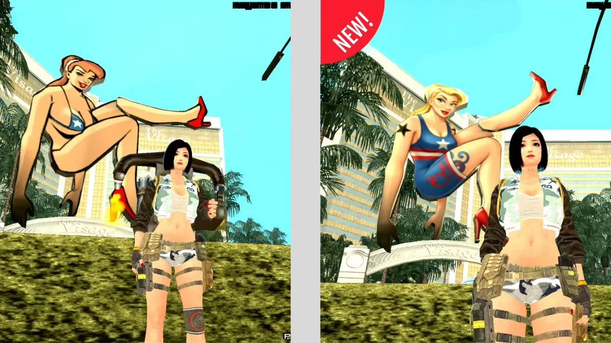 Перетекстурування 3D білбордів Лас-Вентурас / GTA San Andreas (iOS, Android)