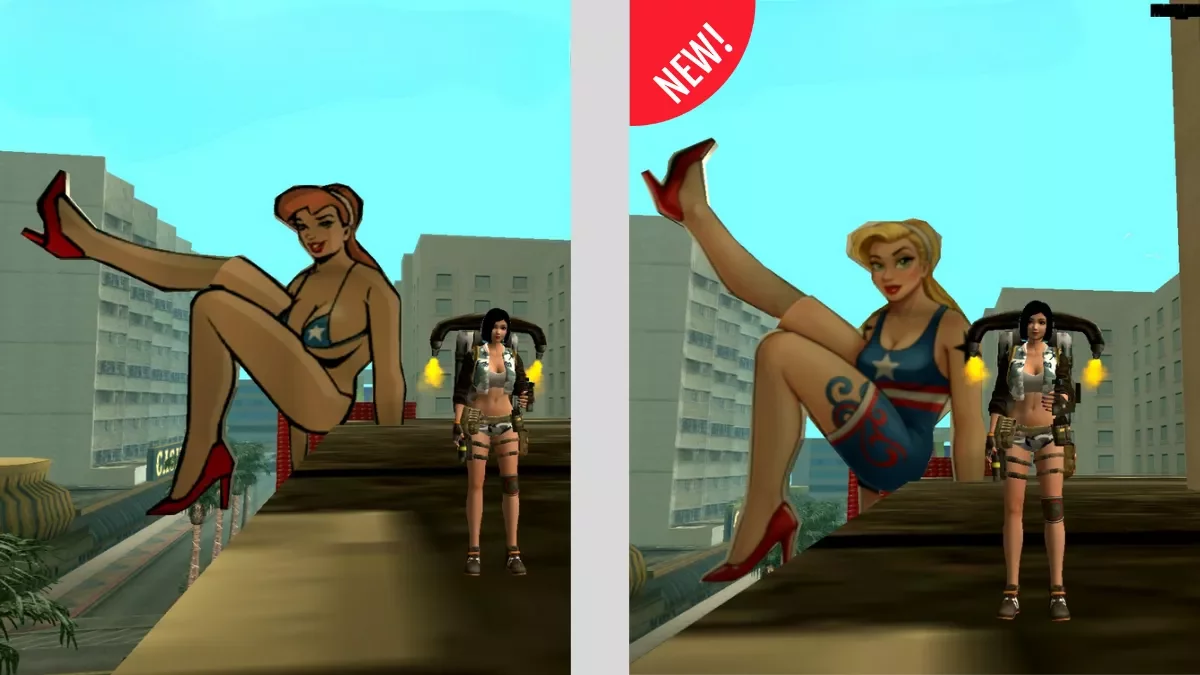 Перетекстурування 3D білбордів Лас-Вентурас / GTA San Andreas (iOS, Android)