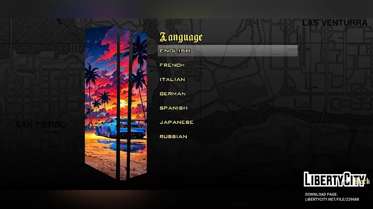 Автомобілі на завантажувальному екрані | Нові іконки / GTA San Andreas (iOS, Android)