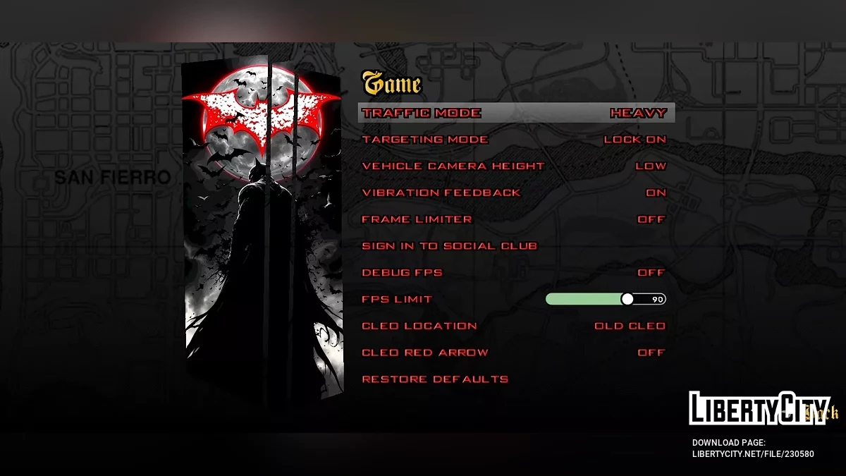 Екран завантаження з супергероями / GTA San Andreas (iOS, Android)