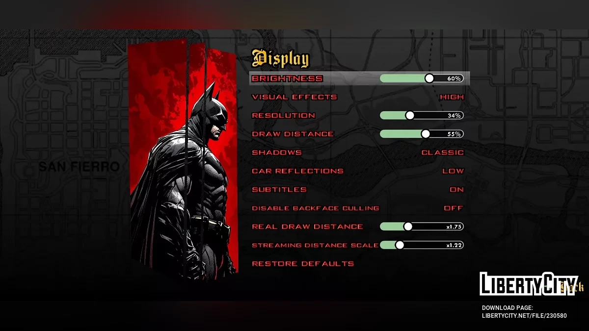 Екран завантаження з супергероями / GTA San Andreas (iOS, Android)