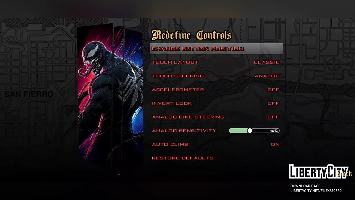 Екран завантаження з супергероями / GTA San Andreas (iOS, Android)