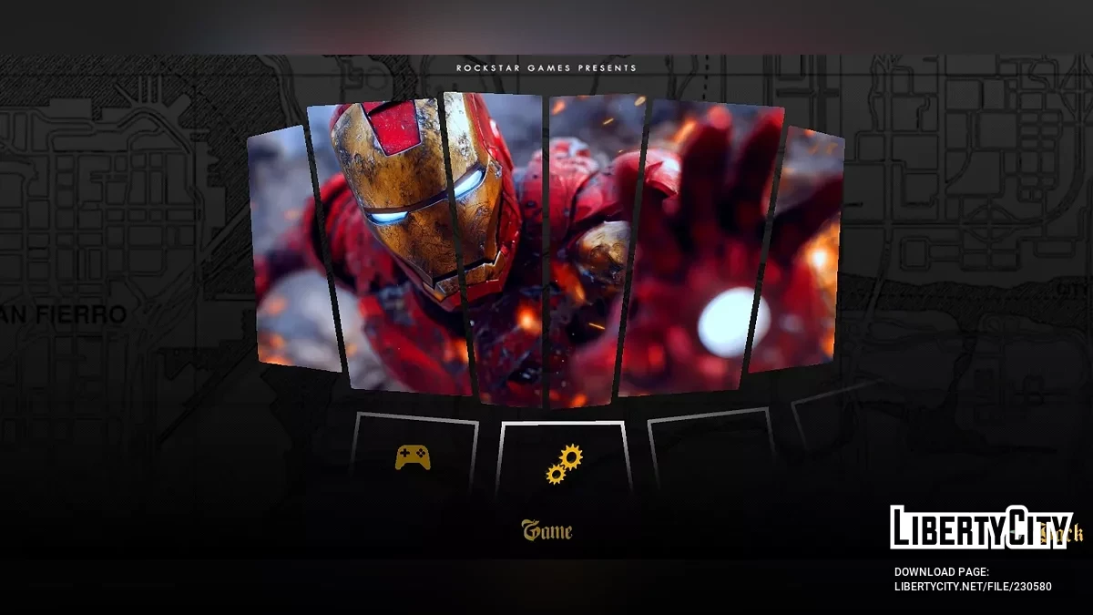 Екран завантаження з супергероями / GTA San Andreas (iOS, Android)