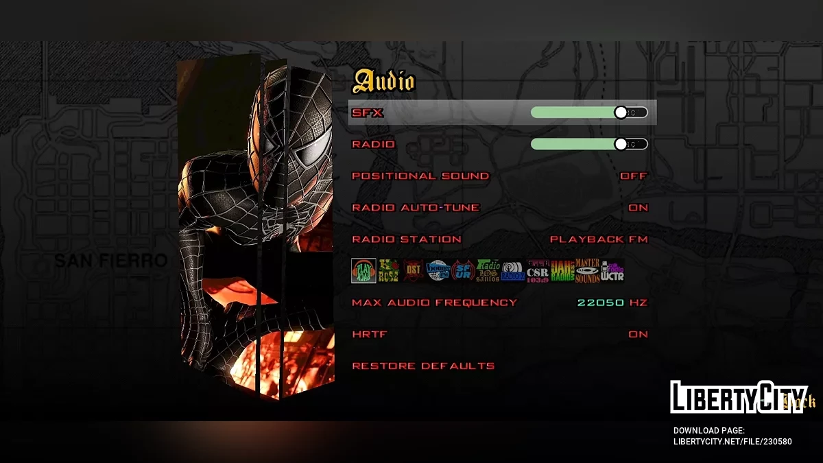 Екран завантаження з супергероями / GTA San Andreas (iOS, Android)