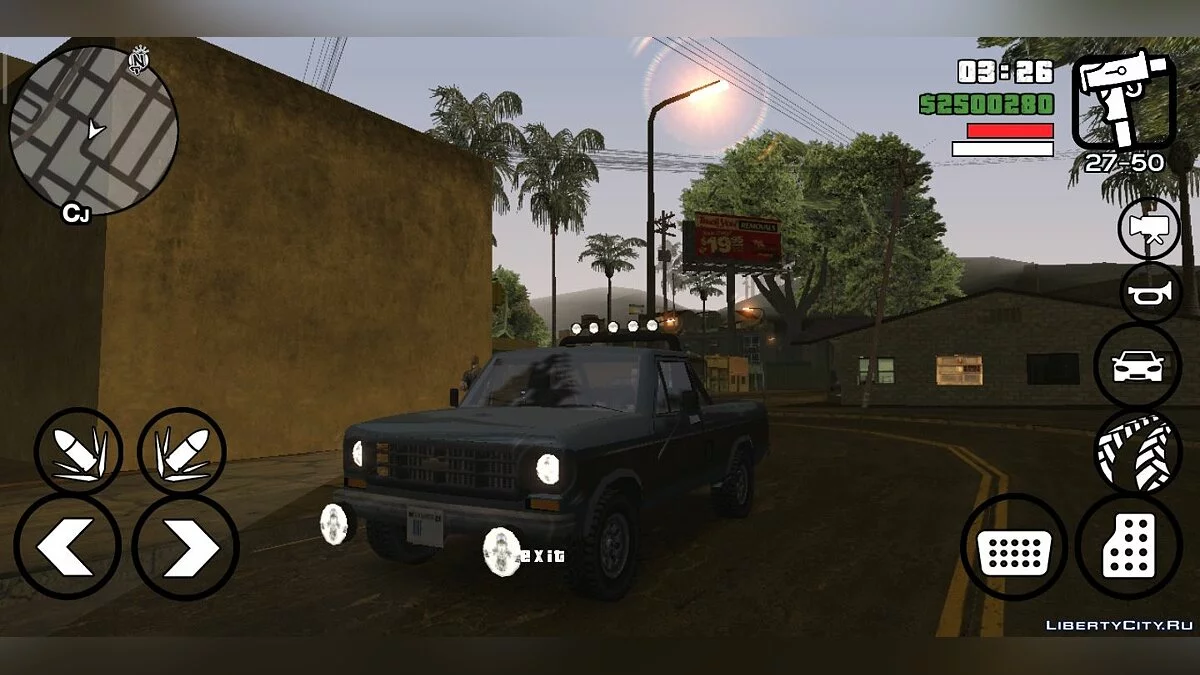 مصابيح ضباب تعمل [أندرويد] / GTA سان أندرياس (iOS، أندرويد)