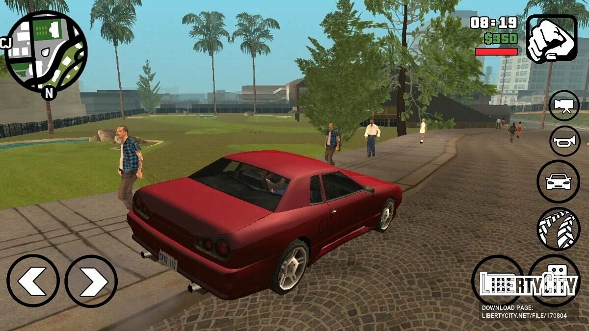 نادي الغولف في لوس سانتوس كما في GTA 5 / GTA سان أندرياس (iOS، أندرويد)
