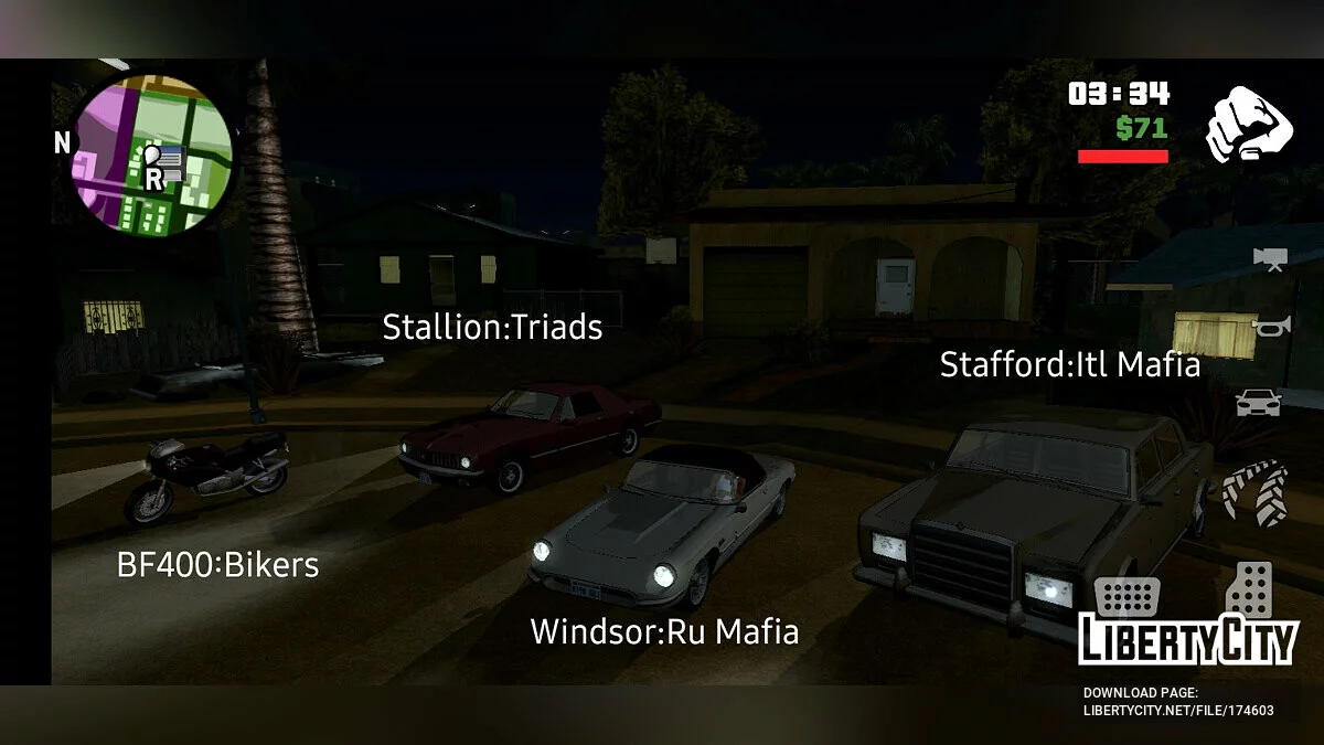 Оновлено Traffic & Popcycle.dat / GTA San Andreas (iOS, Android)