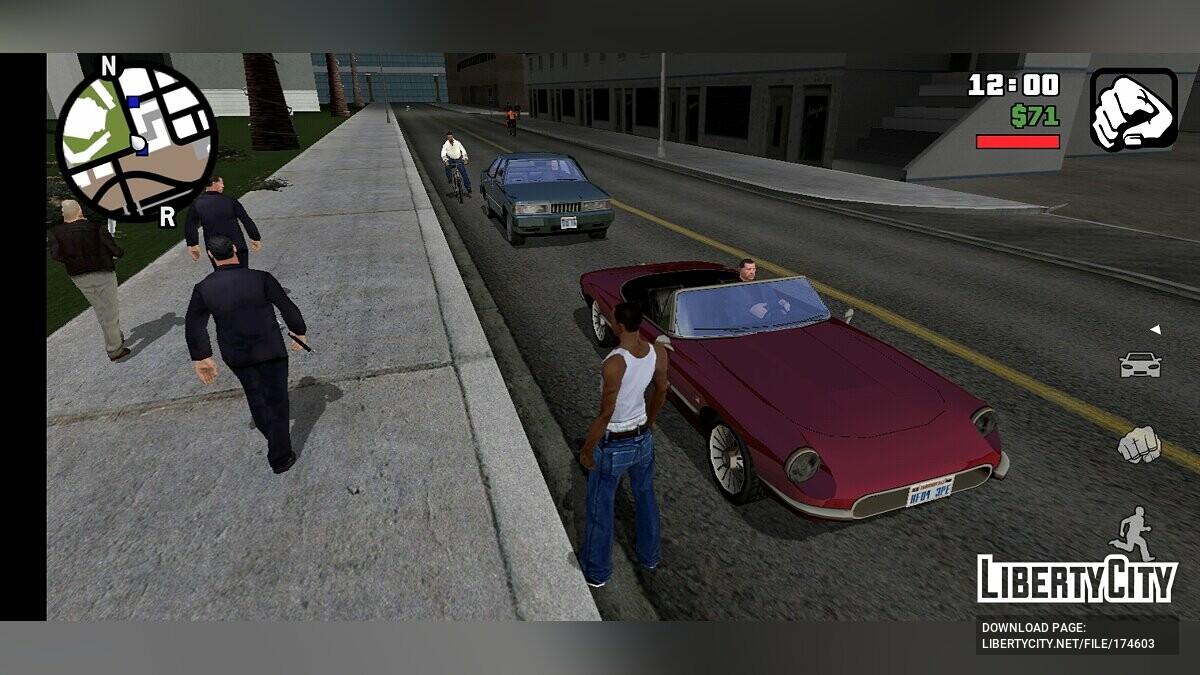 Various files for GTA San Andreas (iOS, Android): 128 files for