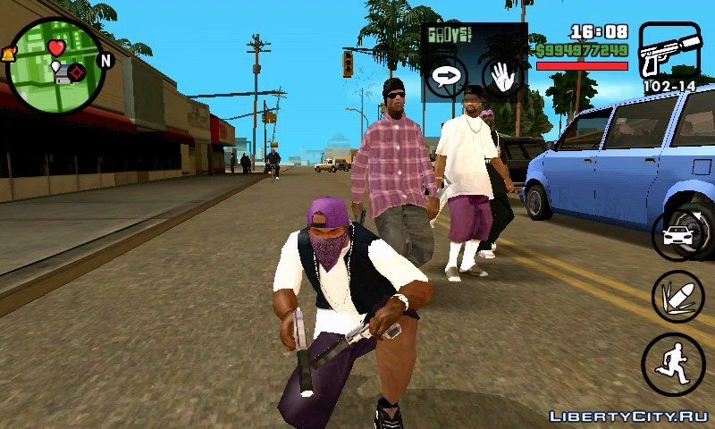 Files to replace ballas2.txd in GTA San Andreas (iOS, Android) (23 files)