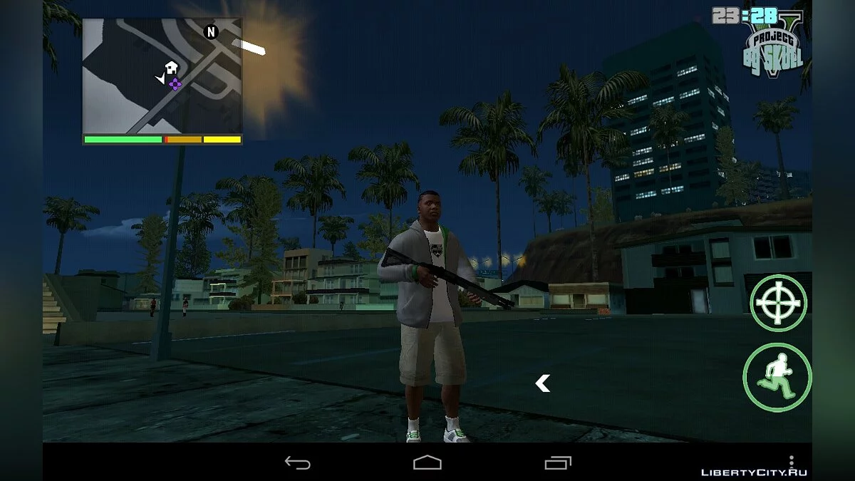 Animación GTA V 1.0 (Franklin) / GTA San Andreas (iOS, Android)