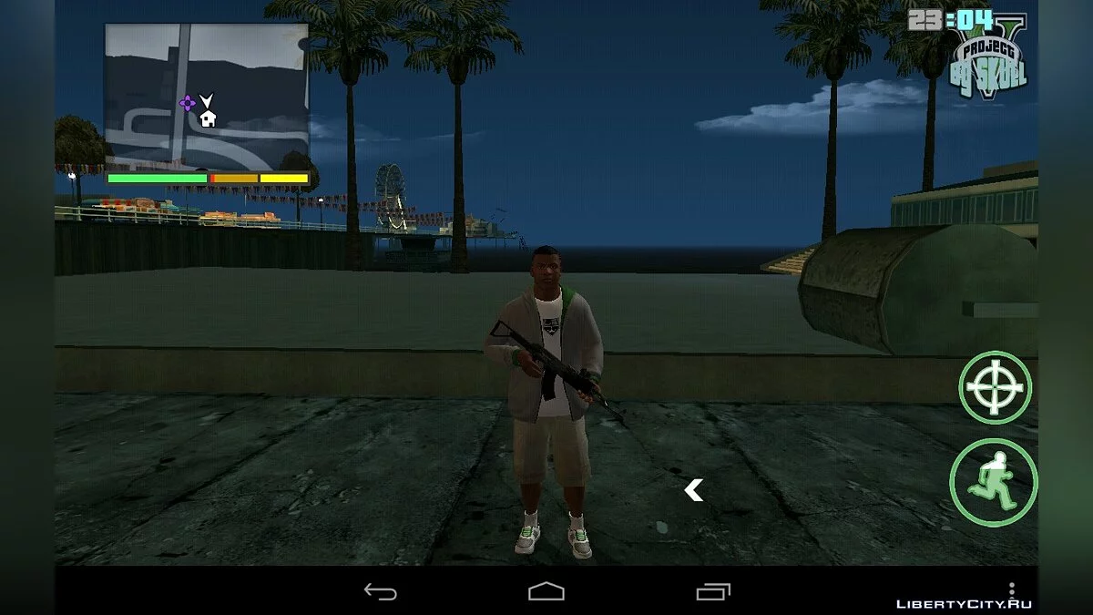 Animación GTA V 1.0 (Franklin) / GTA San Andreas (iOS, Android)