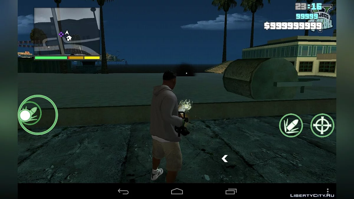Animación GTA V 1.0 (Franklin) / GTA San Andreas (iOS, Android)