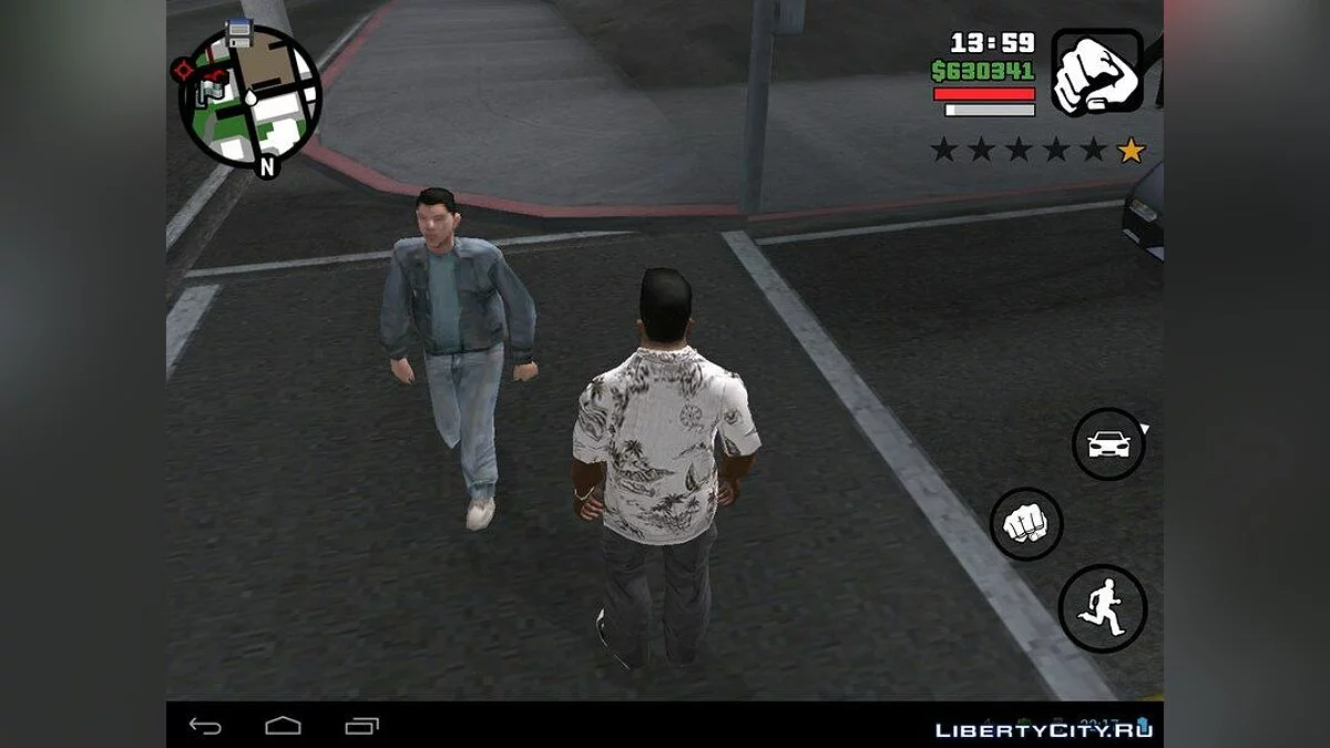 Бета пішоходи (Android) / GTA San Andreas (iOS, Android)