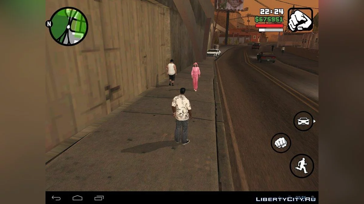 Бета пішоходи (Android) / GTA San Andreas (iOS, Android)