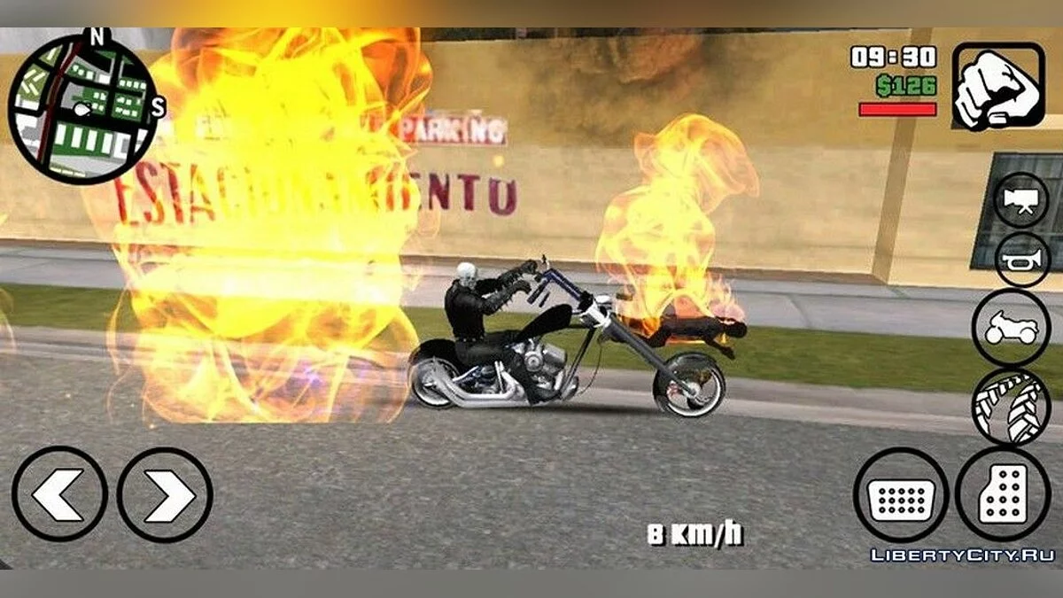 تعديل كامل "راكب الأشباح" v1.7 / GTA سان أندرياس (iOS، أندرويد)