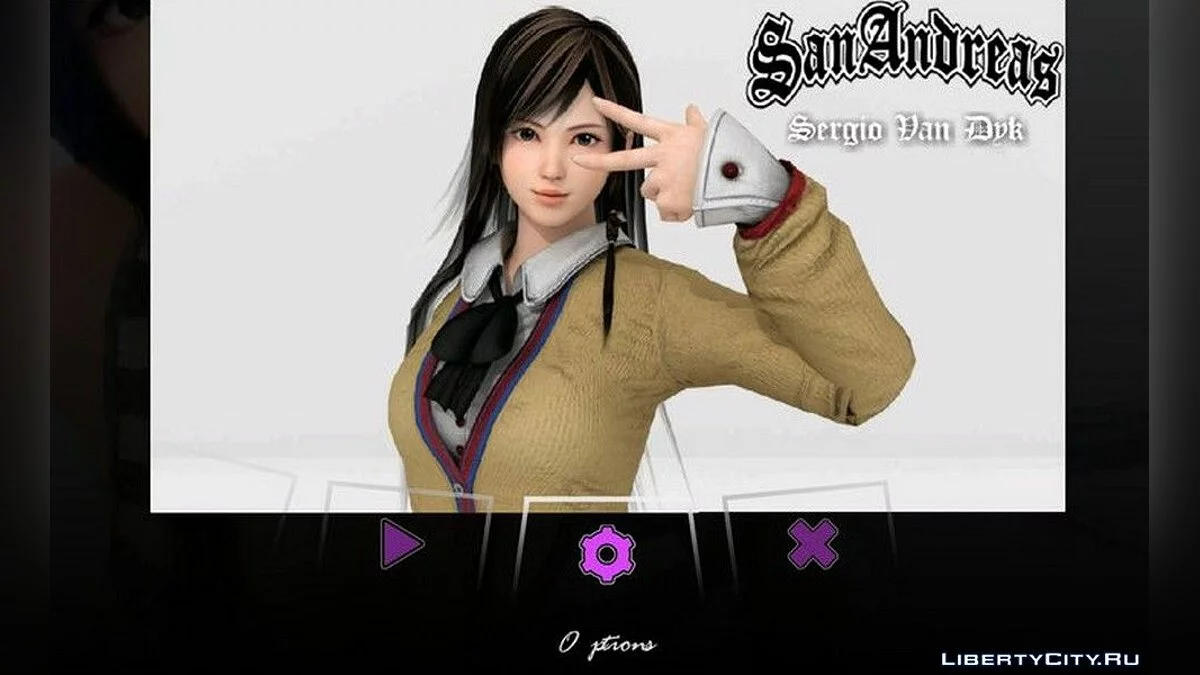 Hot Kokoro - Menu and Loading Screen / GTA San Andreas (iOS, Android)