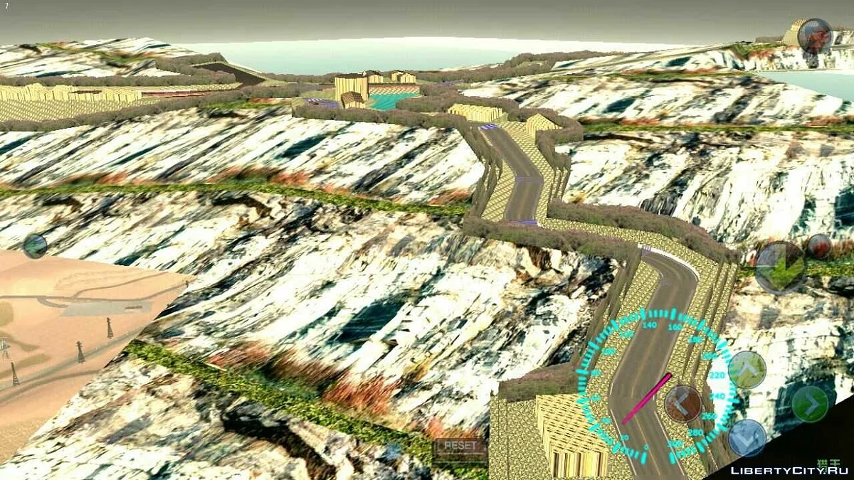 Huge Drift Track for the Entire Map / GTA San Andreas (iOS, Android)