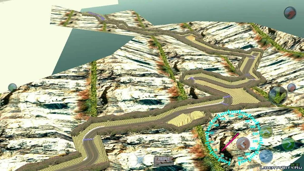 Huge Drift Track for the Entire Map / GTA San Andreas (iOS, Android)