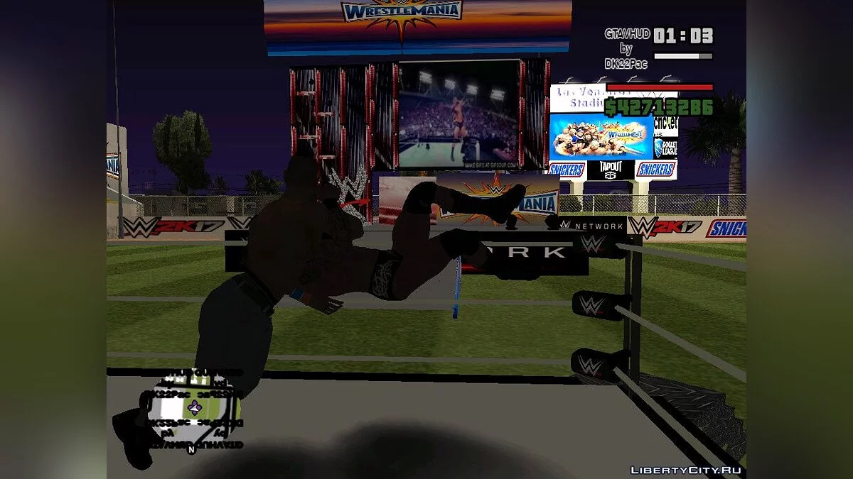 Ring Wrestlemania 33 / GTA San Andreas (iOS, Android)