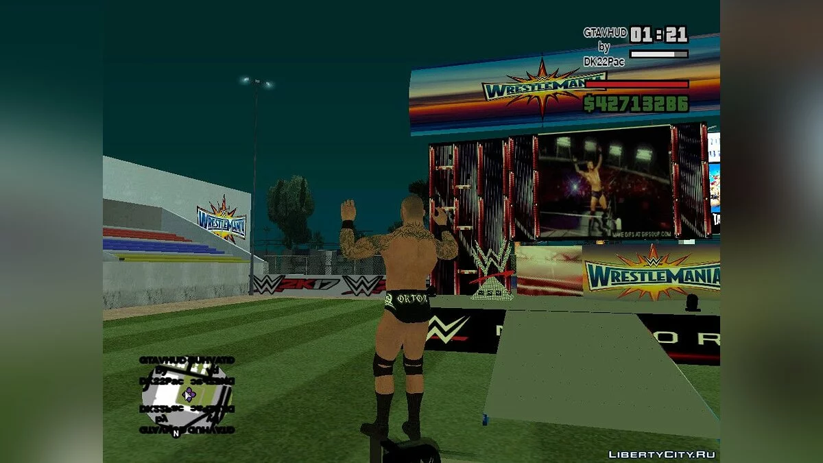 Ring Wrestlemania 33 / GTA San Andreas (iOS, Android)
