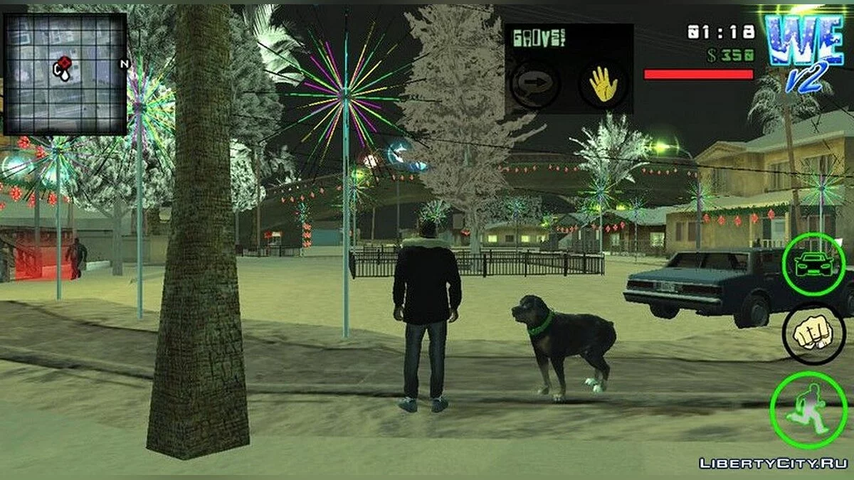Christmas at Grove Street / GTA San Andreas (iOS, Android)
