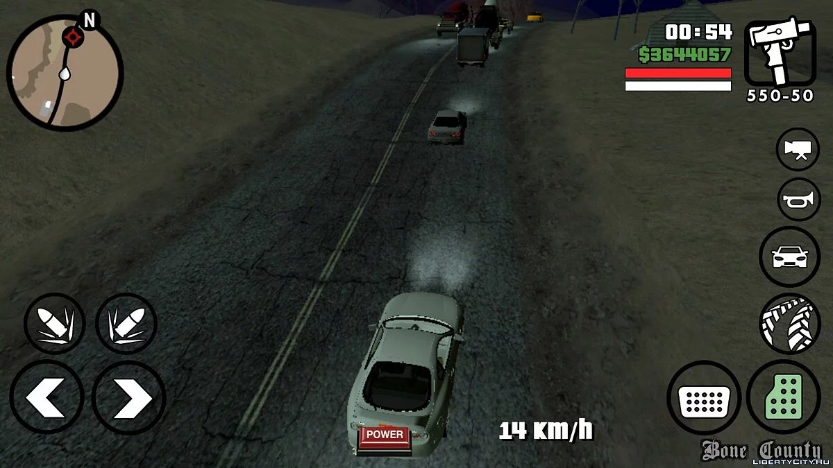 New Traffic Settings (Busy Traffic) / GTA San Andreas (iOS, Android)