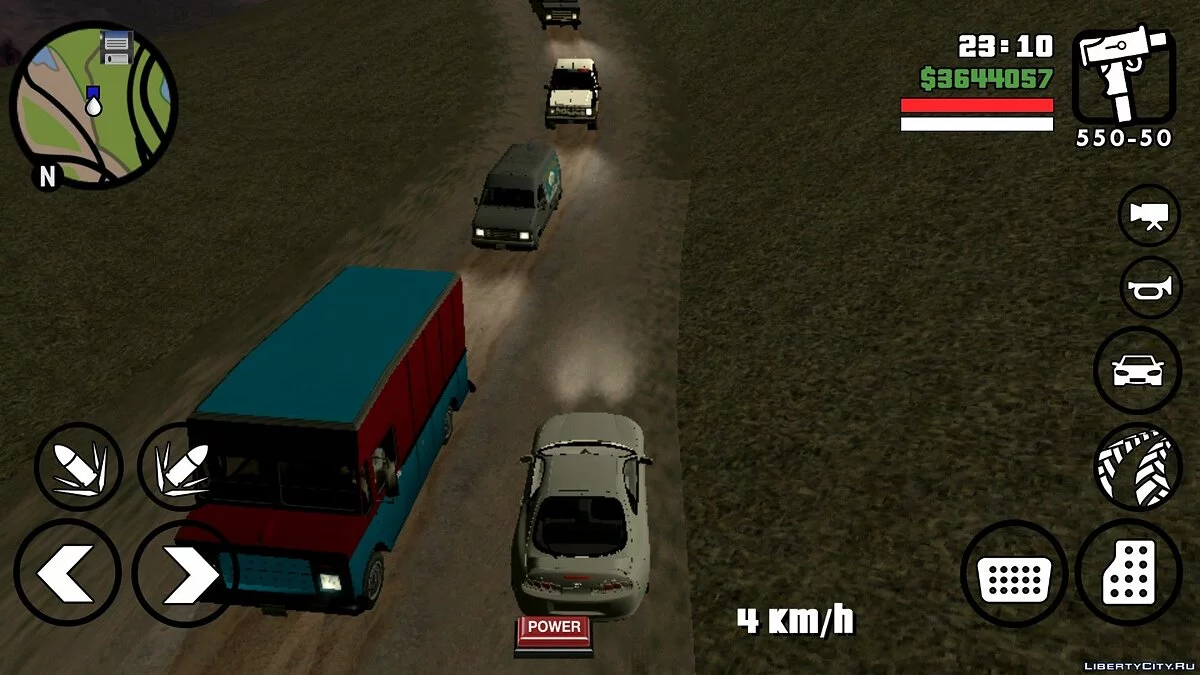 New Traffic Settings (Busy Traffic) / GTA San Andreas (iOS, Android)