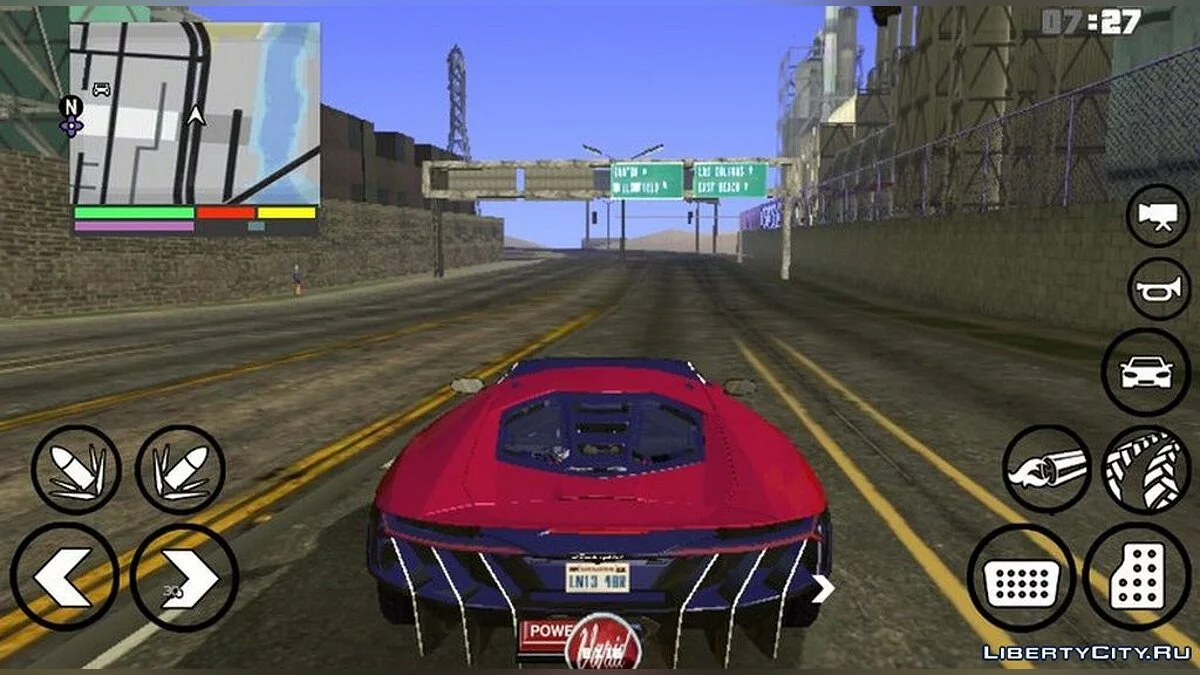 Rectangular Radar / GTA San Andreas (iOS, Android)