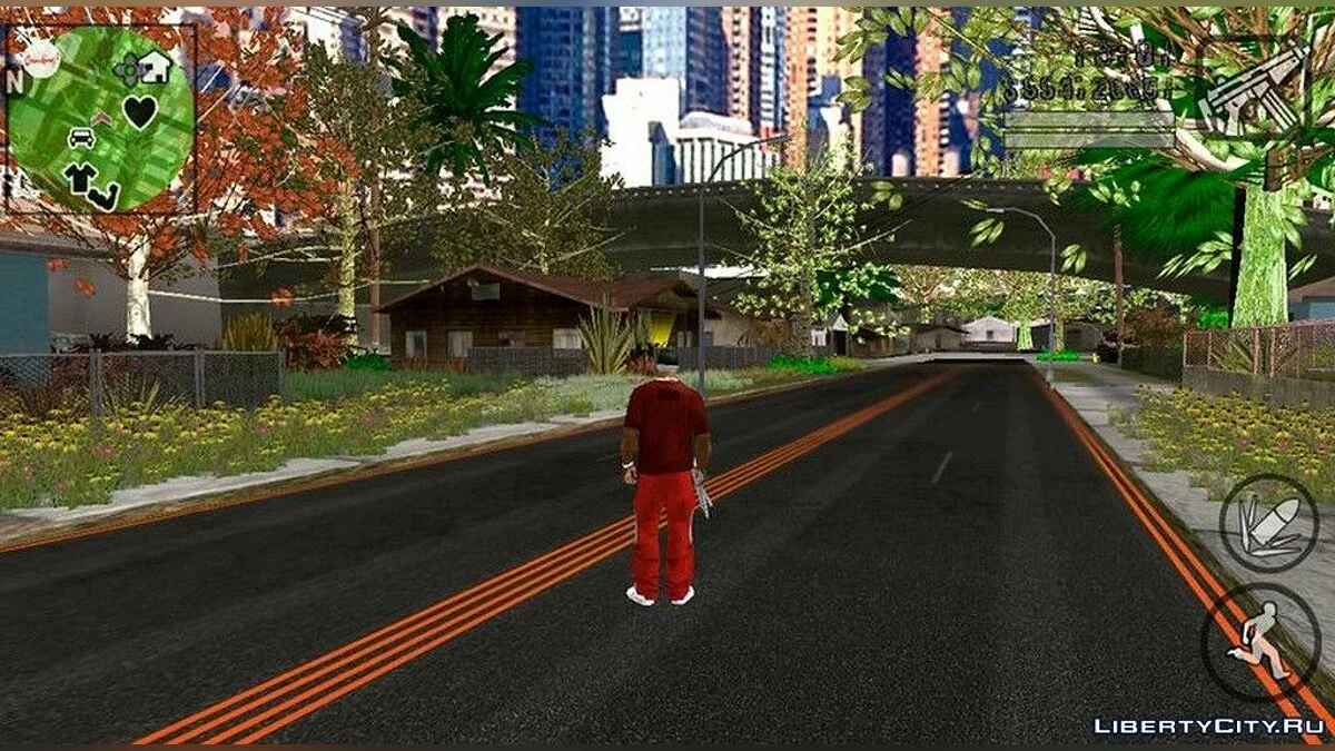 Augmentation de la végétation / GTA San Andreas (iOS, Android)