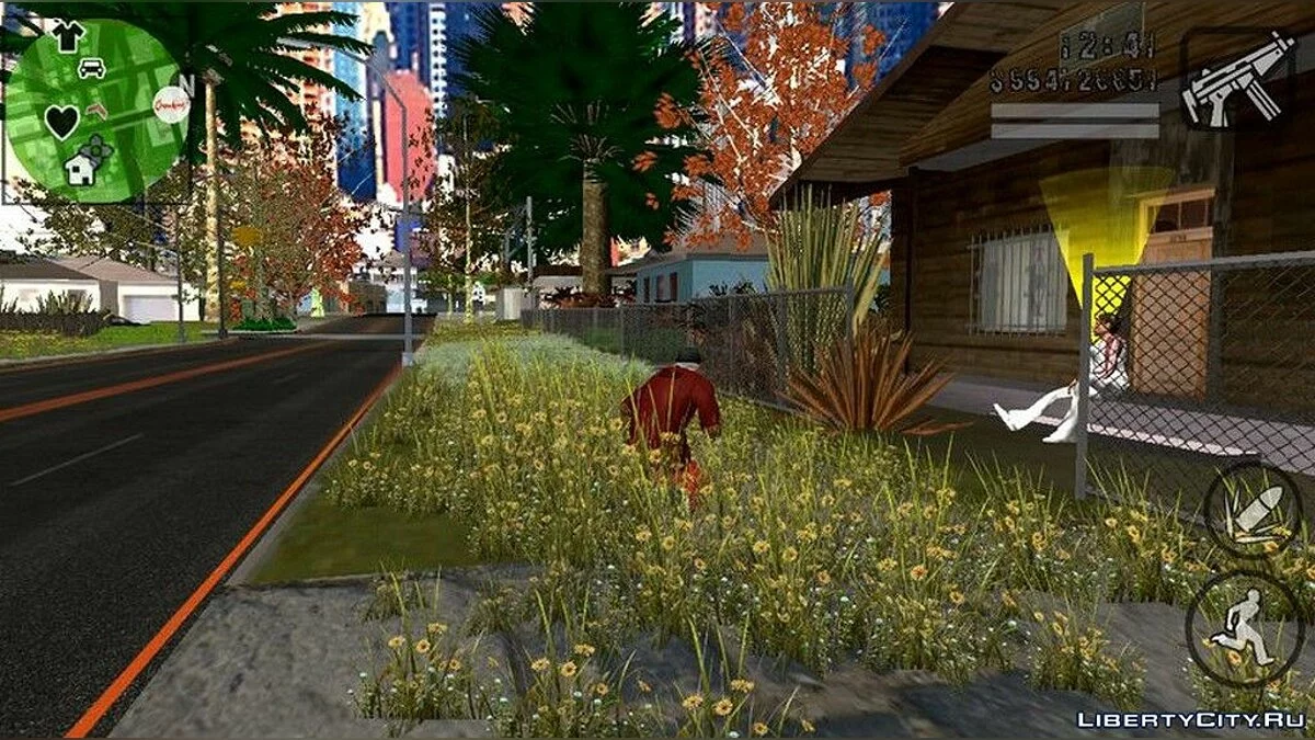 Augmentation de la végétation / GTA San Andreas (iOS, Android)