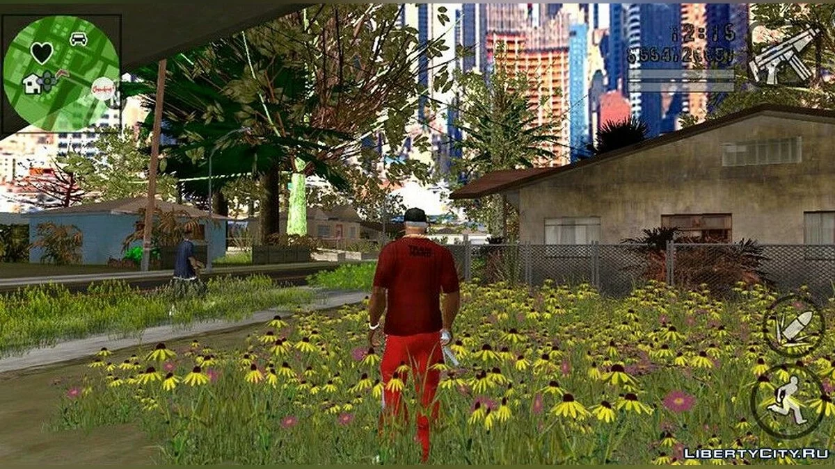 Augmentation de la végétation / GTA San Andreas (iOS, Android)