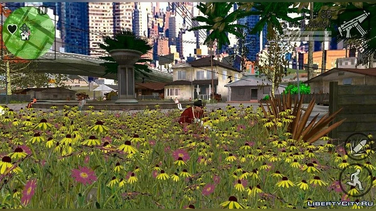 Augmentation de la végétation / GTA San Andreas (iOS, Android)