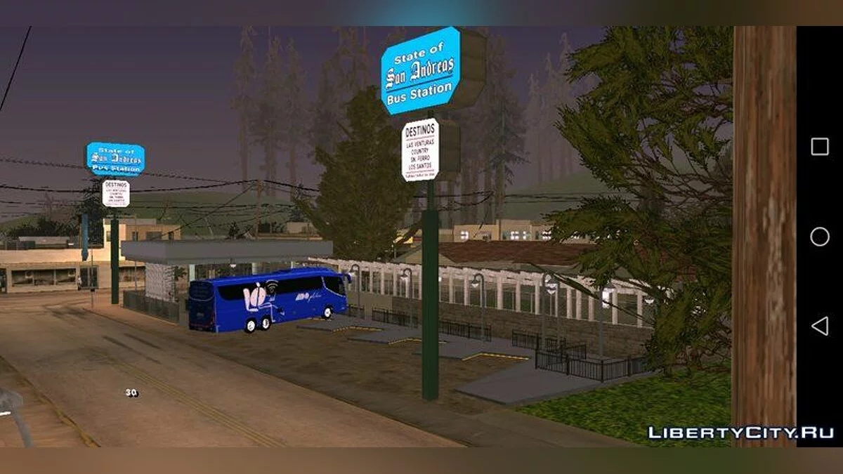 Bus Station in Palomino Creek / GTA San Andreas (iOS, Android)
