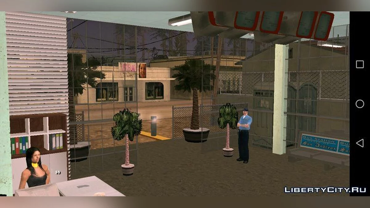 Bus Station in Palomino Creek / GTA San Andreas (iOS, Android)