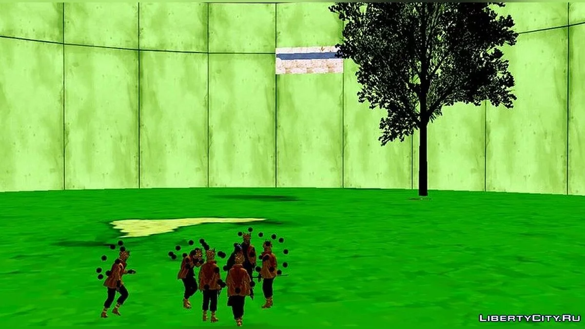 Entraînement avec Naruto Uzumaki / GTA San Andreas (iOS, Android)