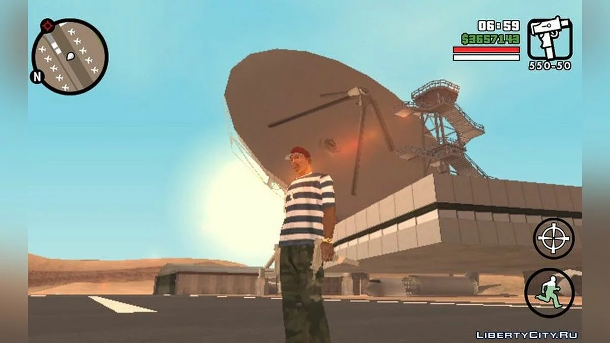 Відновлений аеропорт у Verdant Meadows / GTA San Andreas (iOS, Android)
